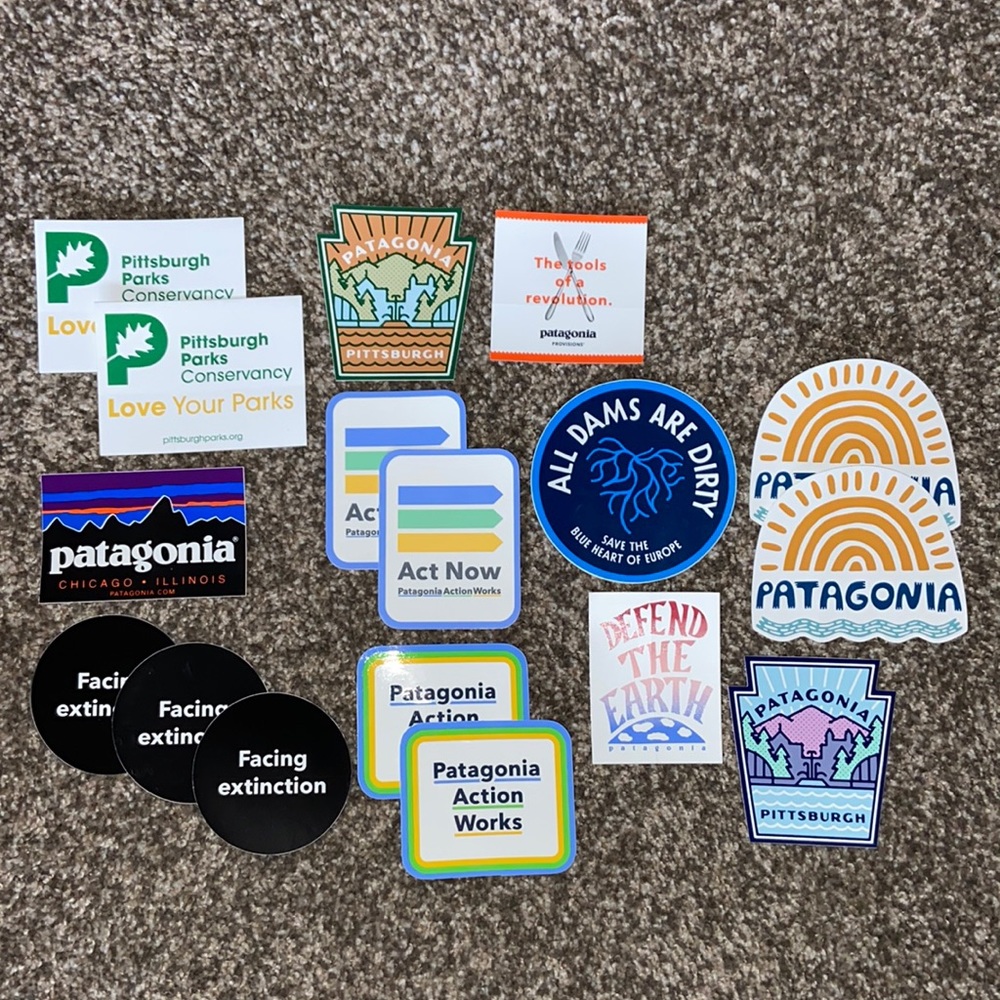 Patagonia Sticker Lot